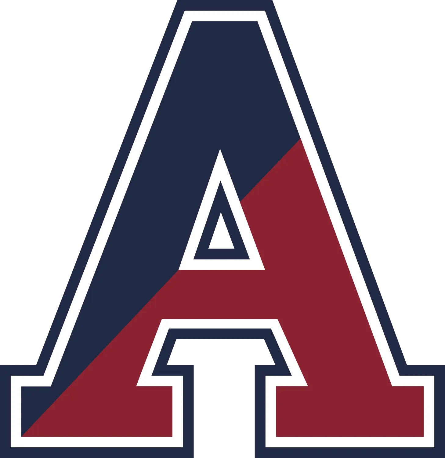 Avon Old Farms Athletics Logo Split A