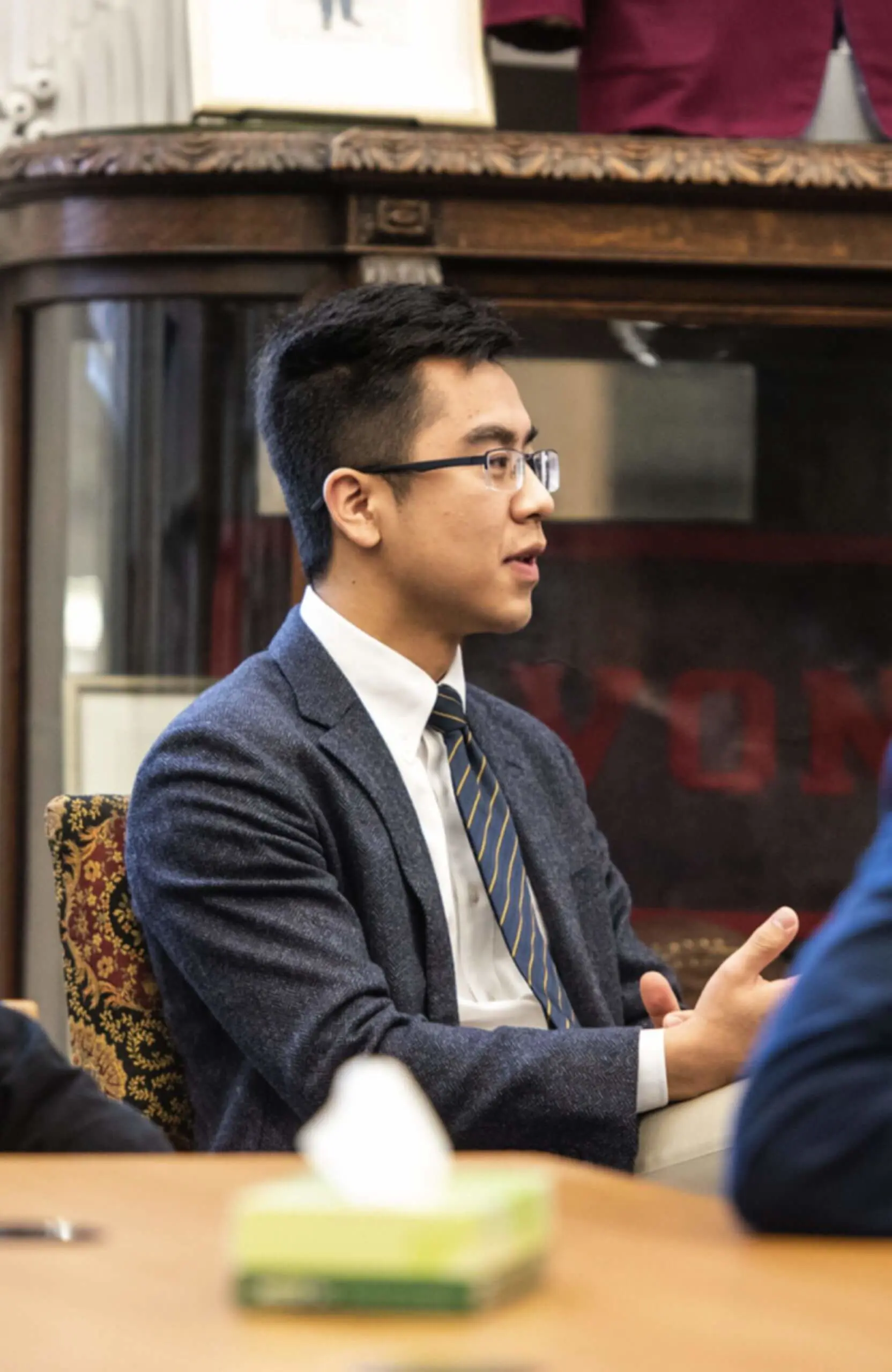 Avon Old Farms student in conversation