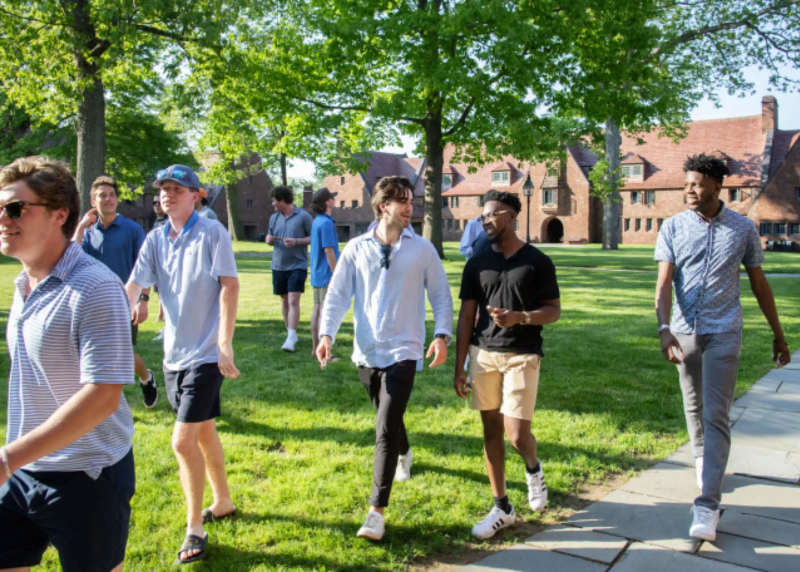 Avon Old Farms alumni revisiting the Avon Old Farms Campus