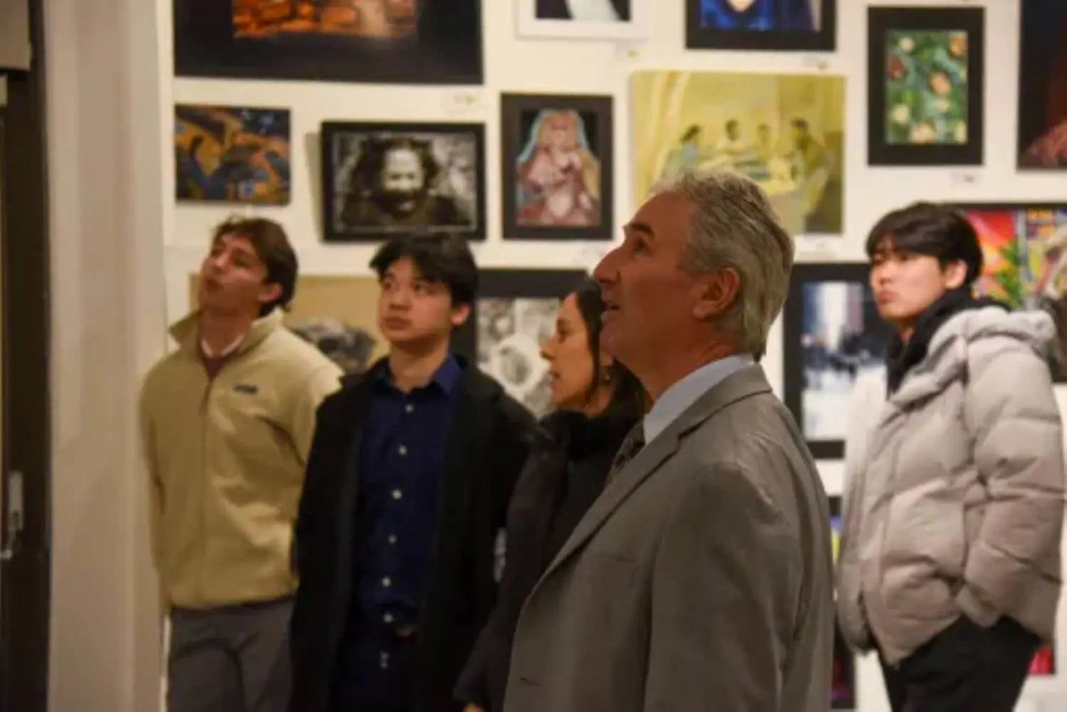 Avon Old Farms students at annual Connecticut Scholastic Art Awards show.