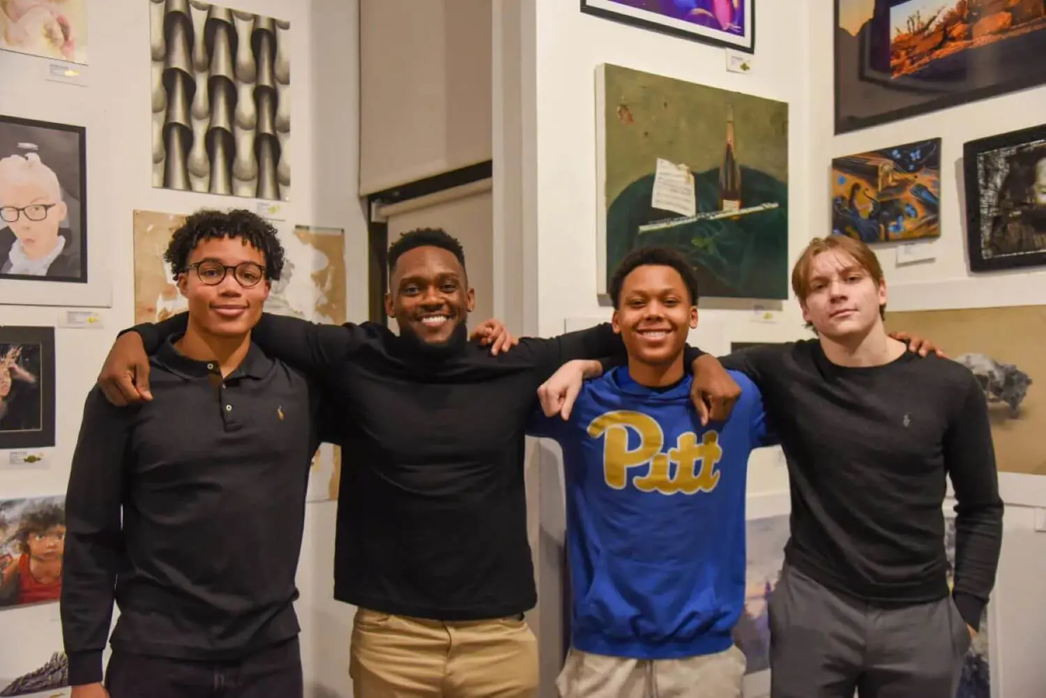 Avon Old Farms award-winning students for the annual Connecticut Scholastic Art Awards 2024.