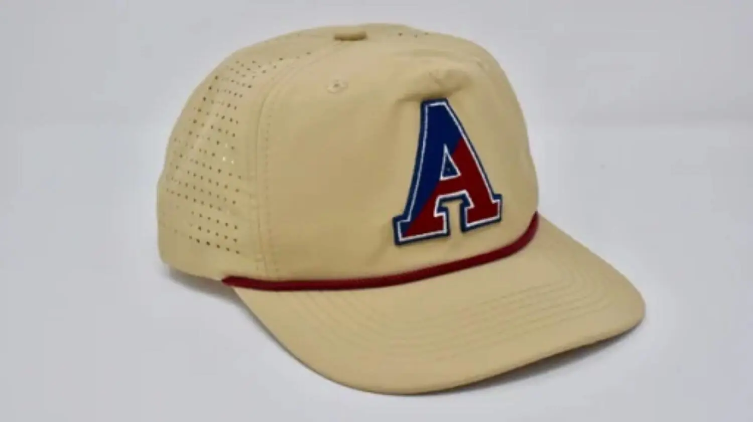 Hat with red rope manufactured by Anthony Crimmins ’01