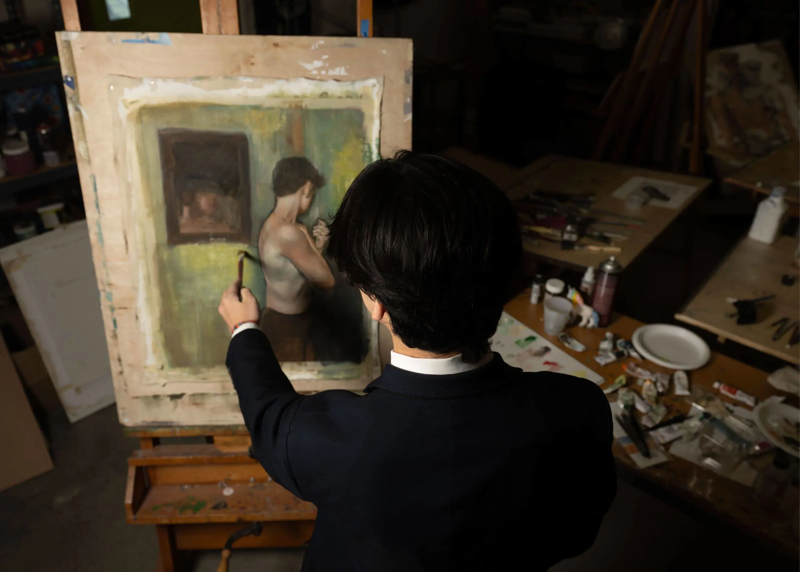 Avon Old Farms student painting