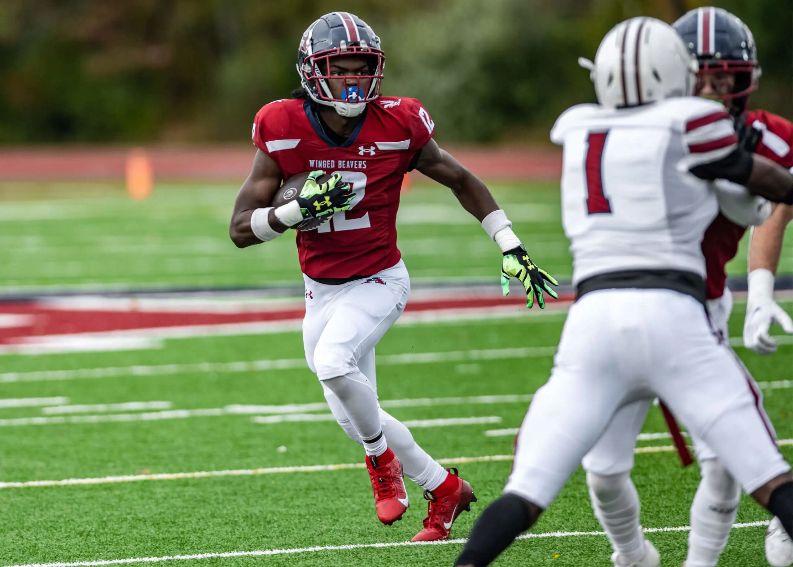 Avon Old Farms students playing football