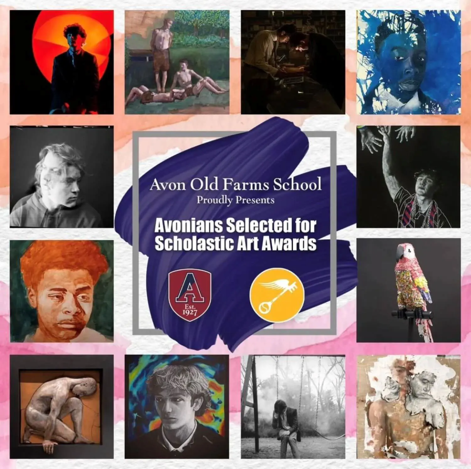 Avon Old Farms student artwork featured in the 2024 CT Scholastic Art Awards Exhibit