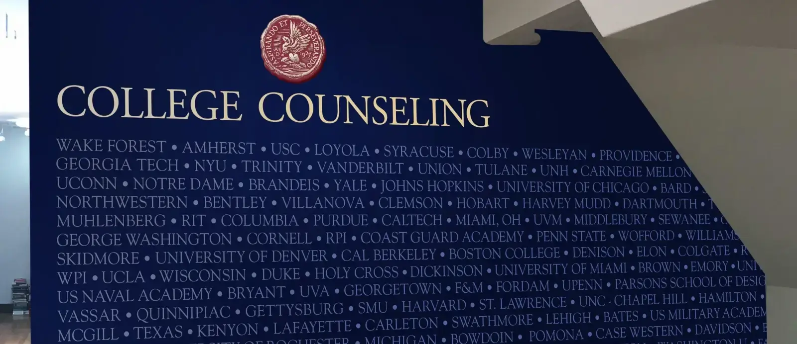 Avon Old Farms College List Mural