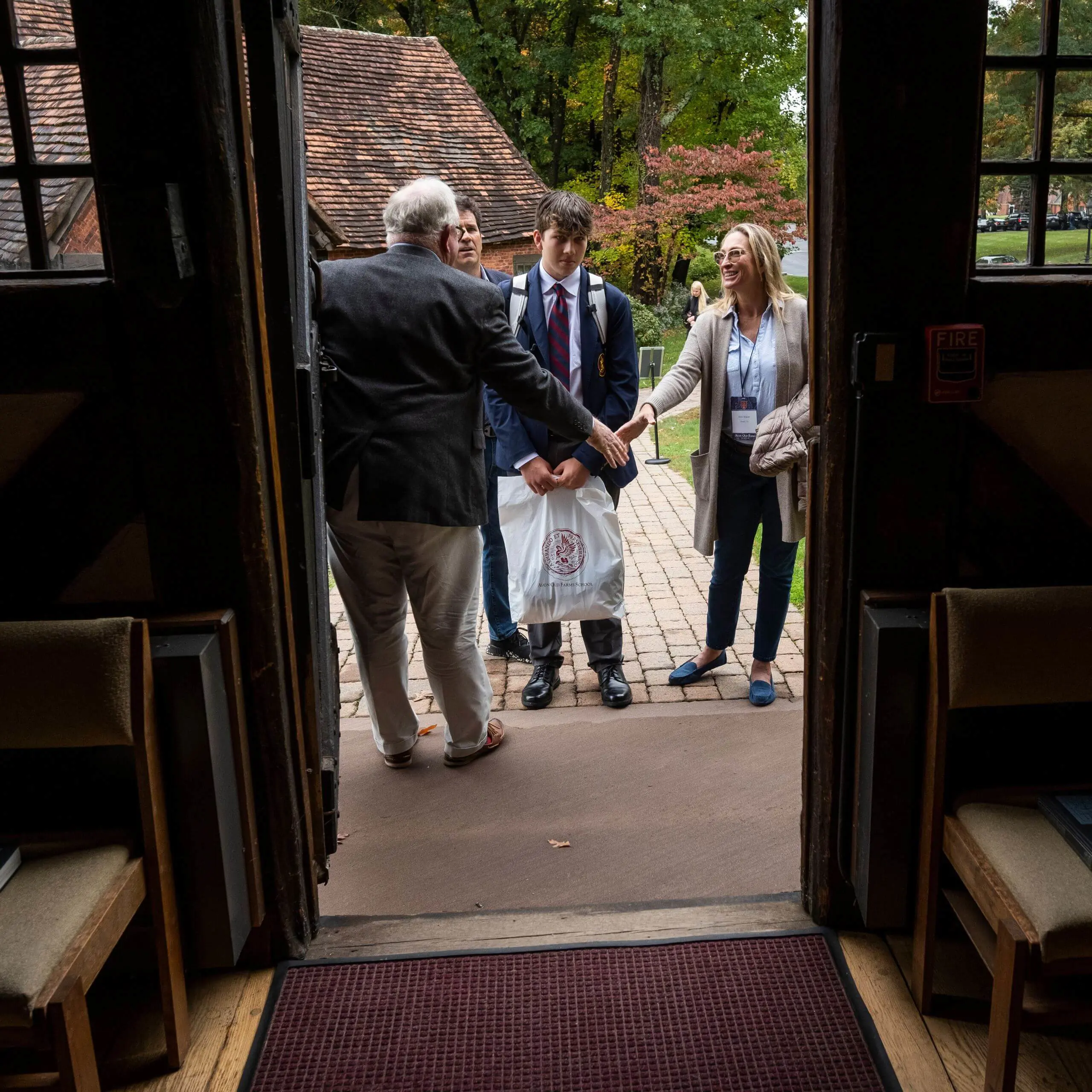 Avon Old Farms Chapel Family Welcome