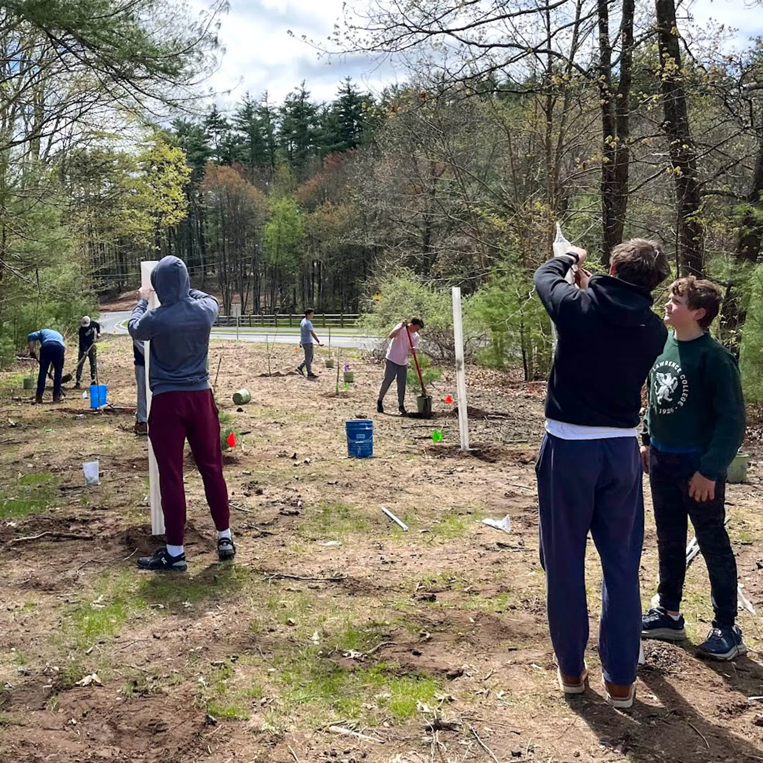 Student’s Eagle Scout Project Replaces 150+ Trees on Campus