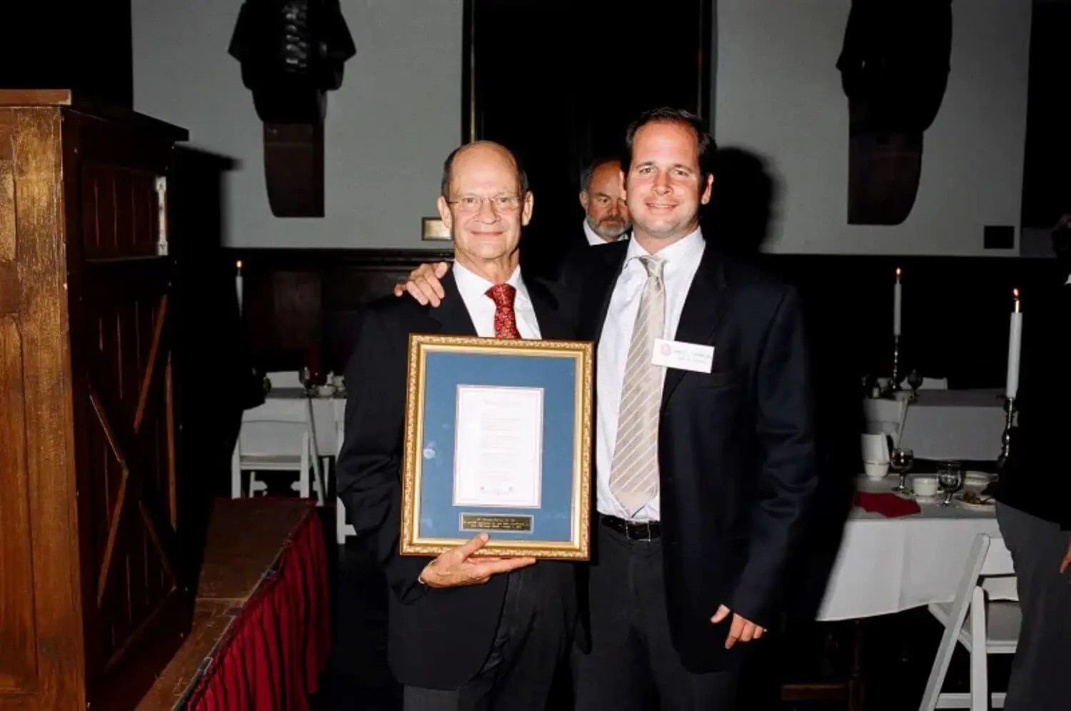  Campbell P. Brown ’86 with his father G. Garvin Brown III ’62