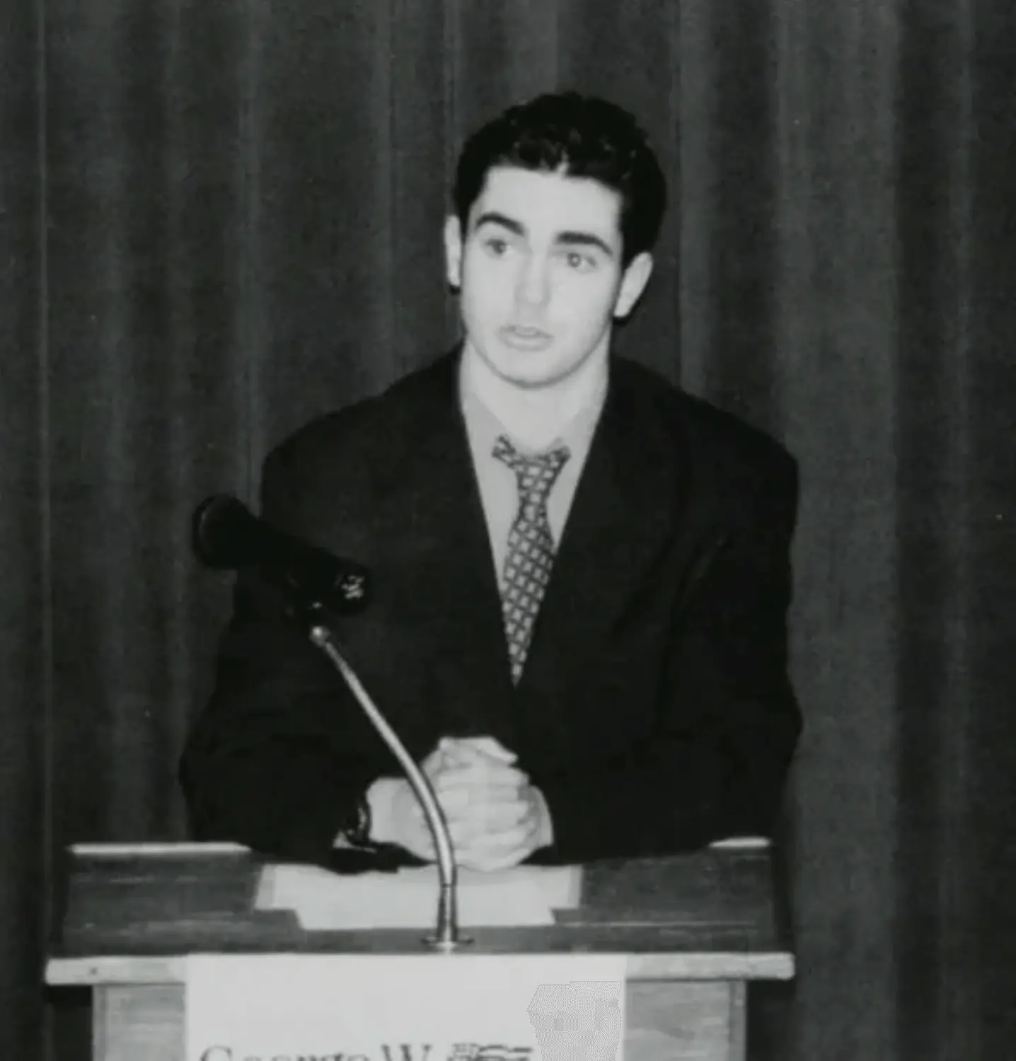 Pete Harrison ’01 while a student at Avon Old Farms School.