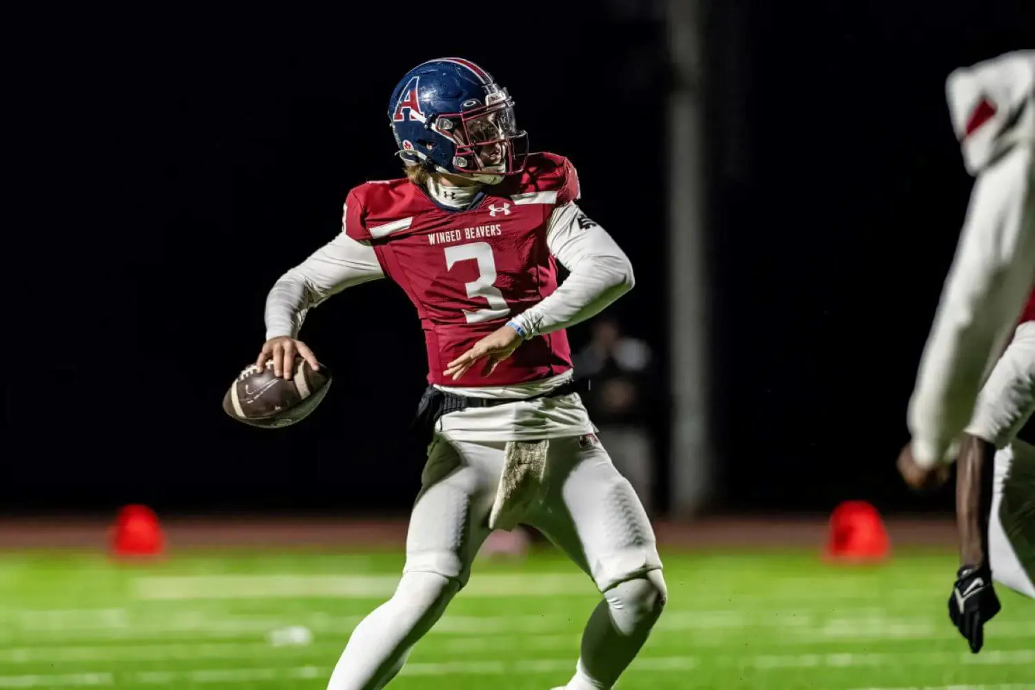 Ryan Puglisi in a football game.