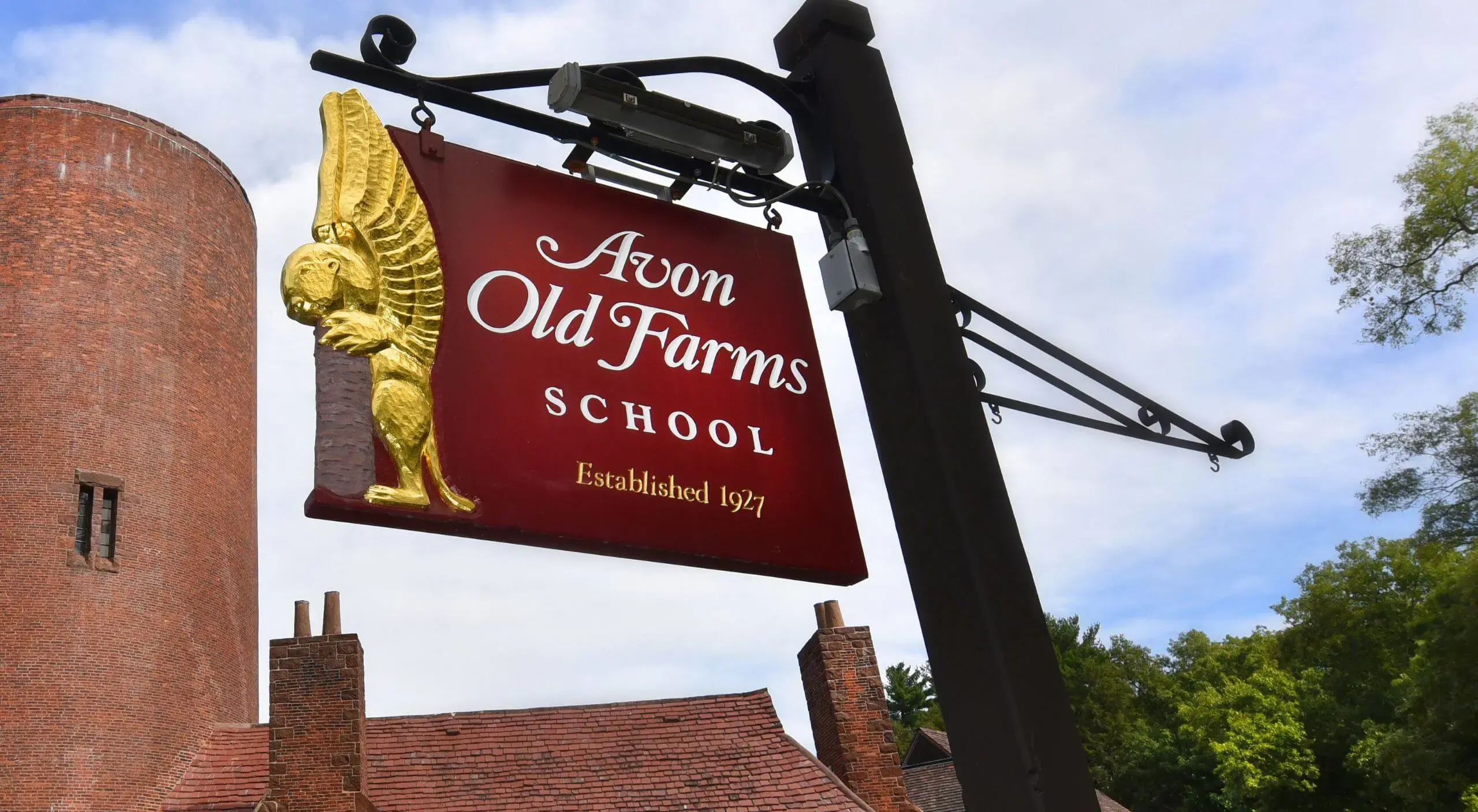 Avon Old Farms School Signpost