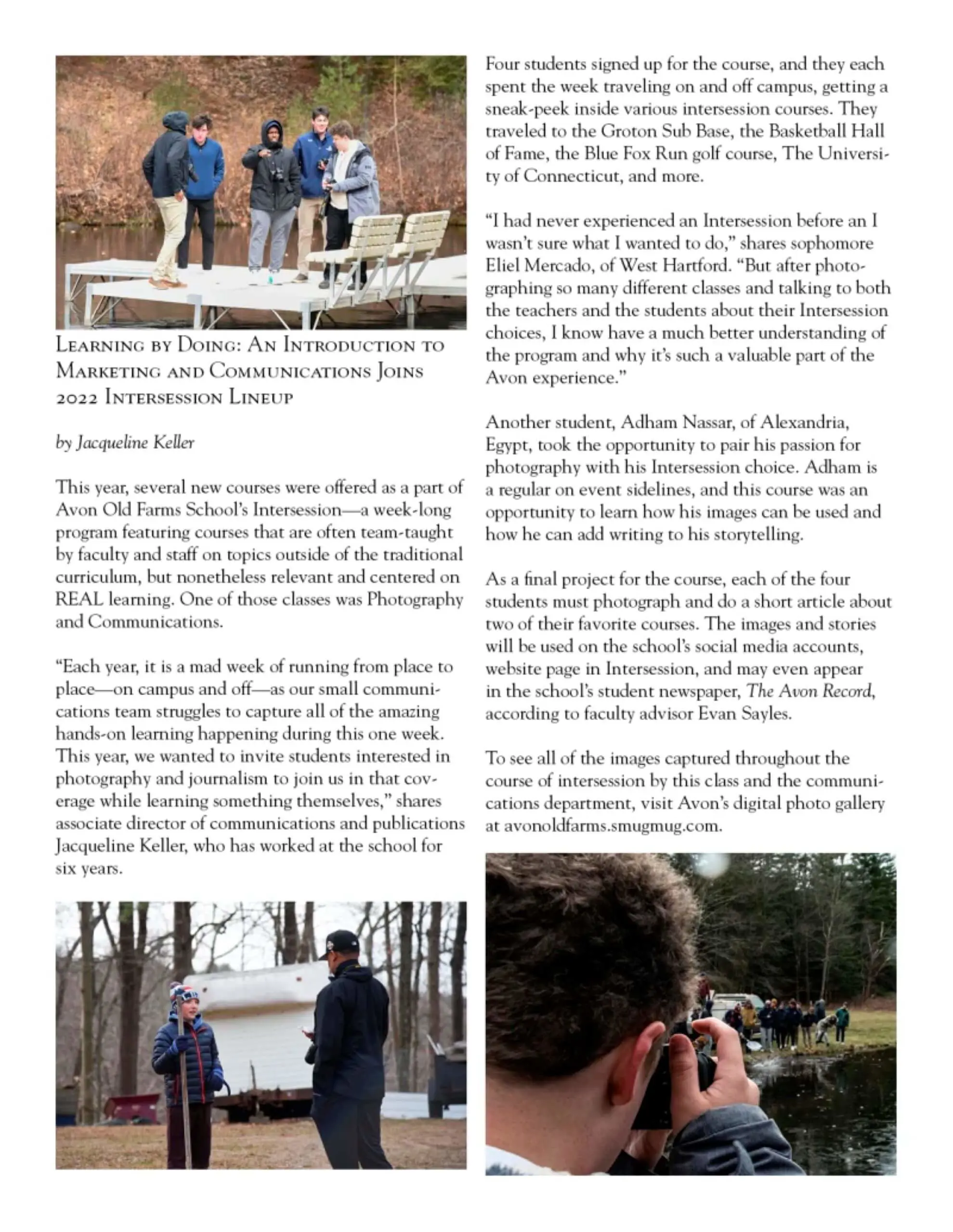 Article Template: Learning By Doing