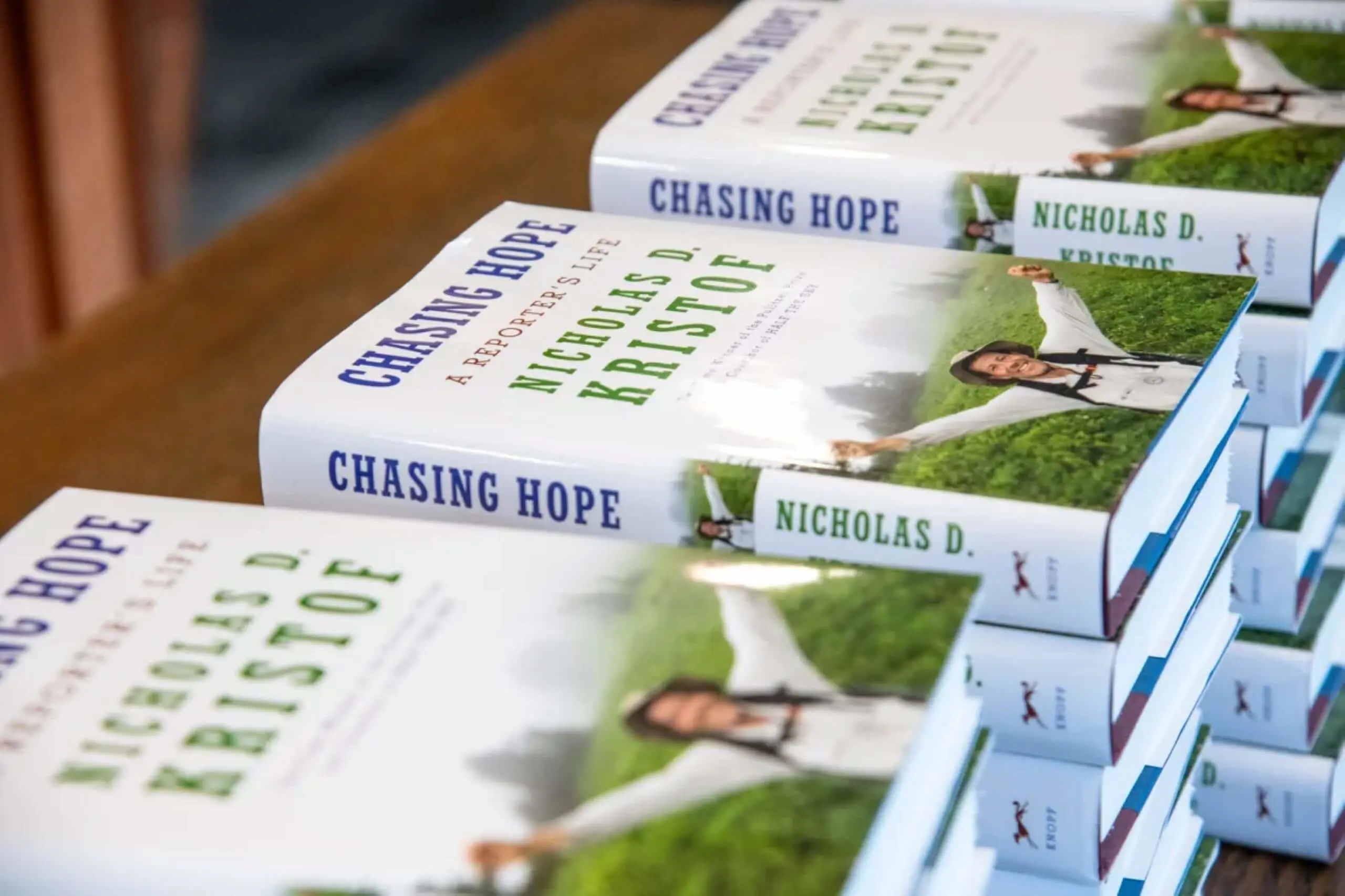 Nicholas Kristof’s memoir titled, Chasing Hope: A Reporter's Life