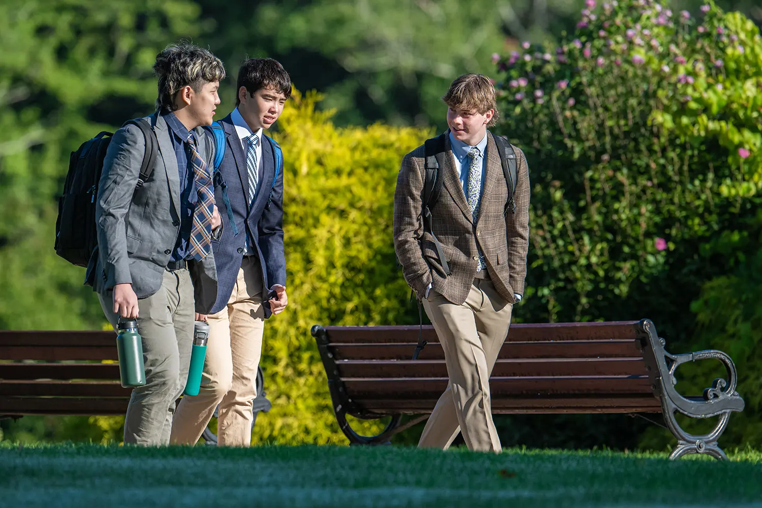 Boys on Path