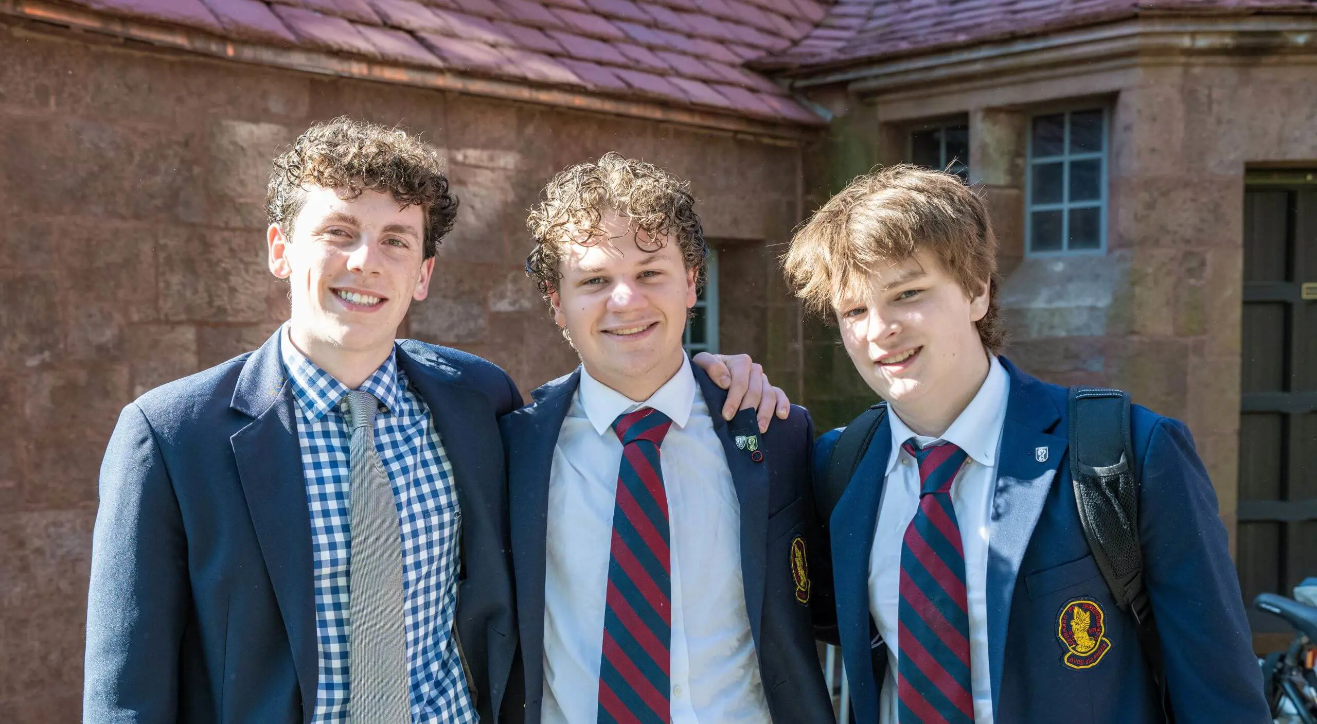 Three Avonians on Campus