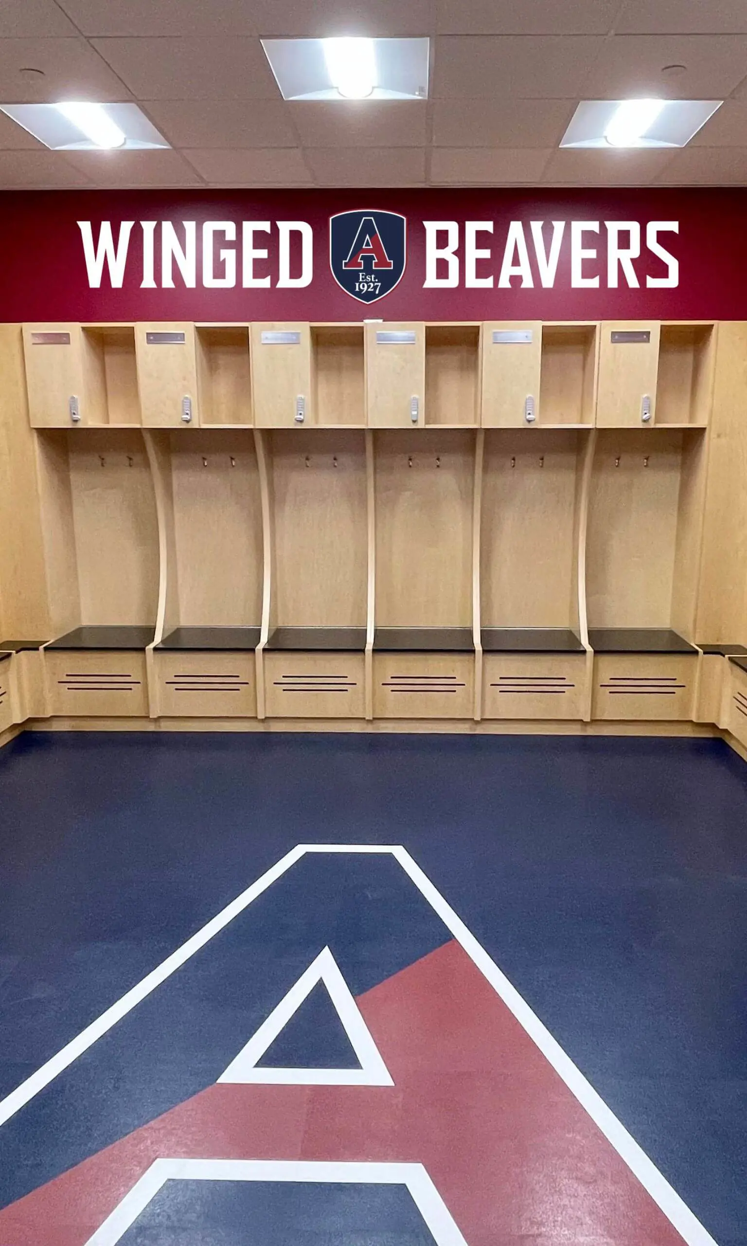 Avon Old Farms Basketball Locker Room