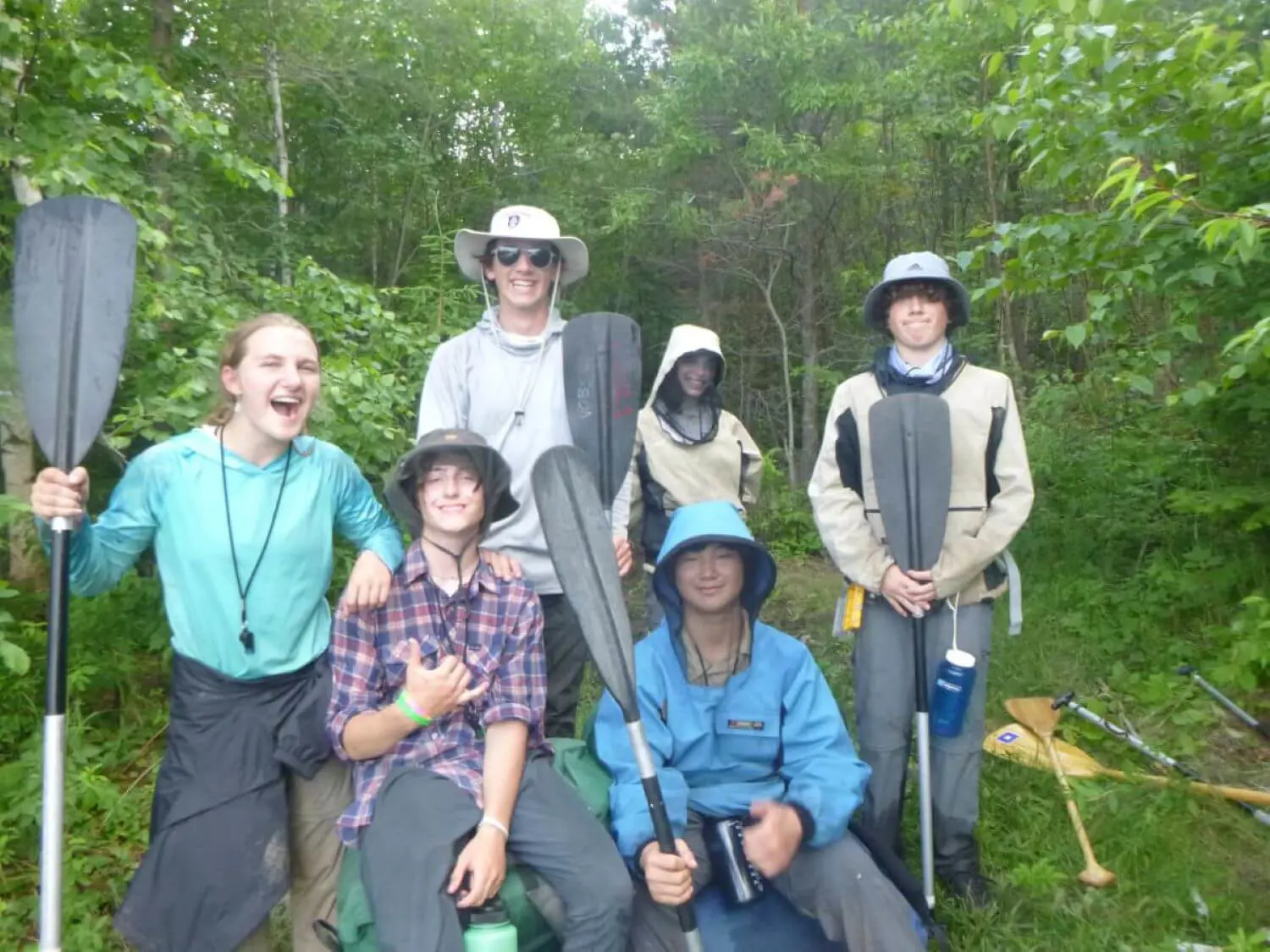 Michael Mounsey ’26 with his group.